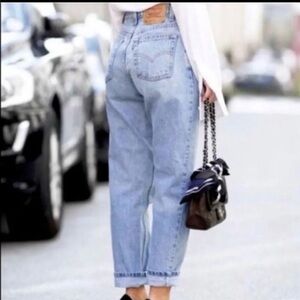 Vintage LEVI’S 550 High Rise Relaxed Fit Denim Jeans 90s Size 8 Long